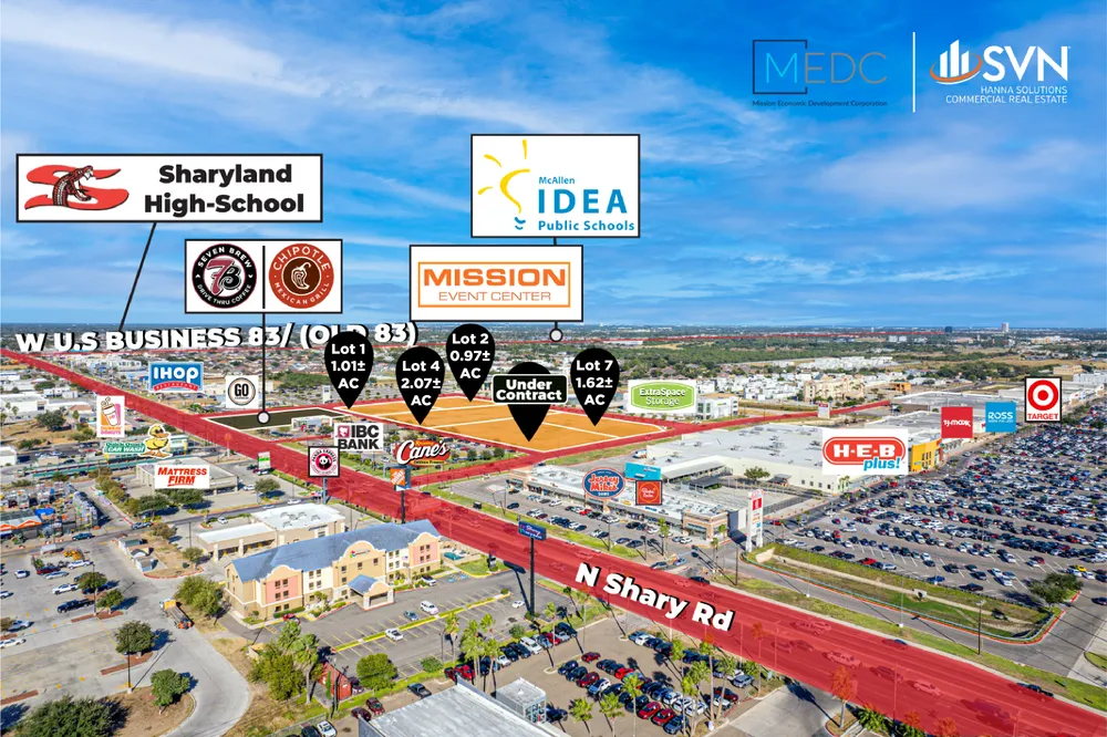 0.97-2.07 AC Shovel Ready Pad Sites | Mission TX