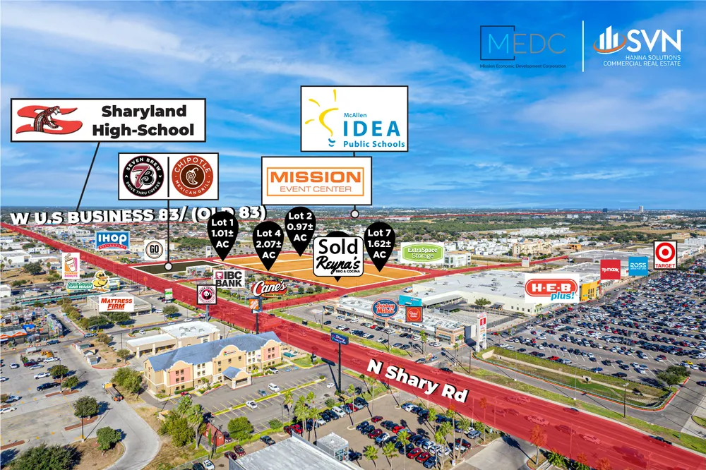 0.97-2.07 AC Shovel Ready Pad Sites | Mission TX